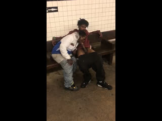 faggots on the subway