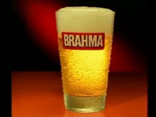advertisement for brazilian beer brama