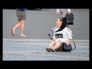 girl with a fan